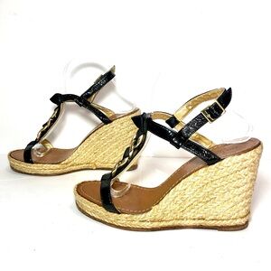 Kate‎ Spade New York Raffia Chain-Link Wedge Espadrilles
Women's Size 9.5